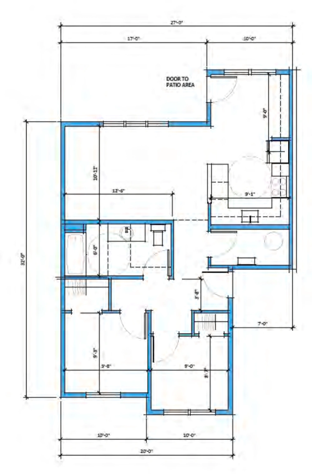 Camas Flats 2 bedroom apartment floor plan